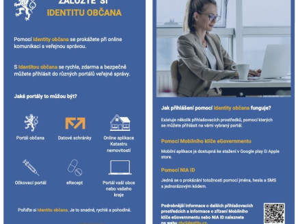 Leták: Založte si identitu občana